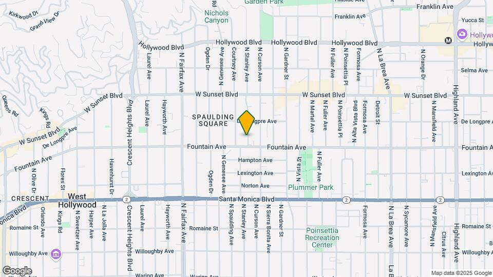 1315 N Stanley Ave Map and Location Details