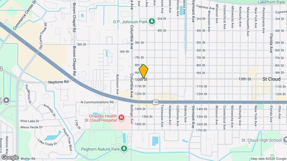 2709 10th St Map and Location Details