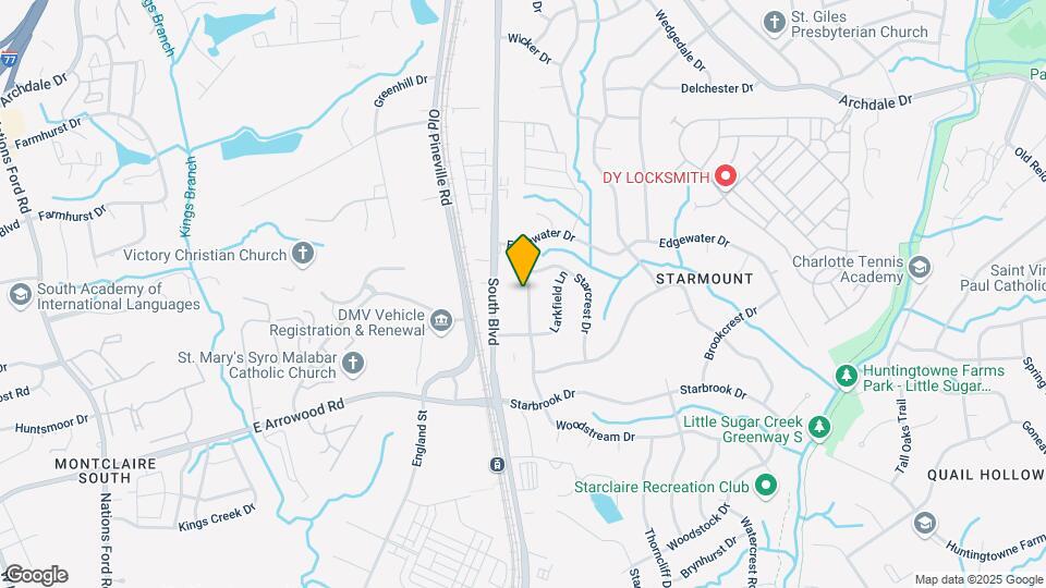 6718 Woodstream Dr Map and Location Details
