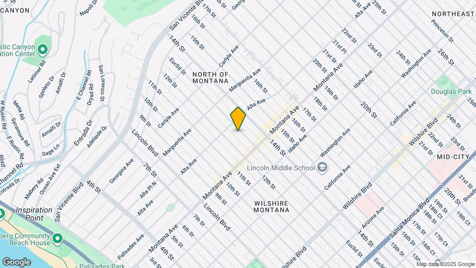 628 Euclid St Map and Location Details