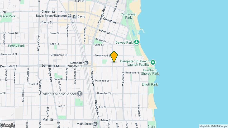 1305 Judson Ave, Unit 2 Map and Location Details