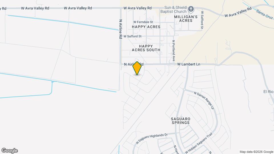 9286 W Creosote Rain Dr Map and Location Details