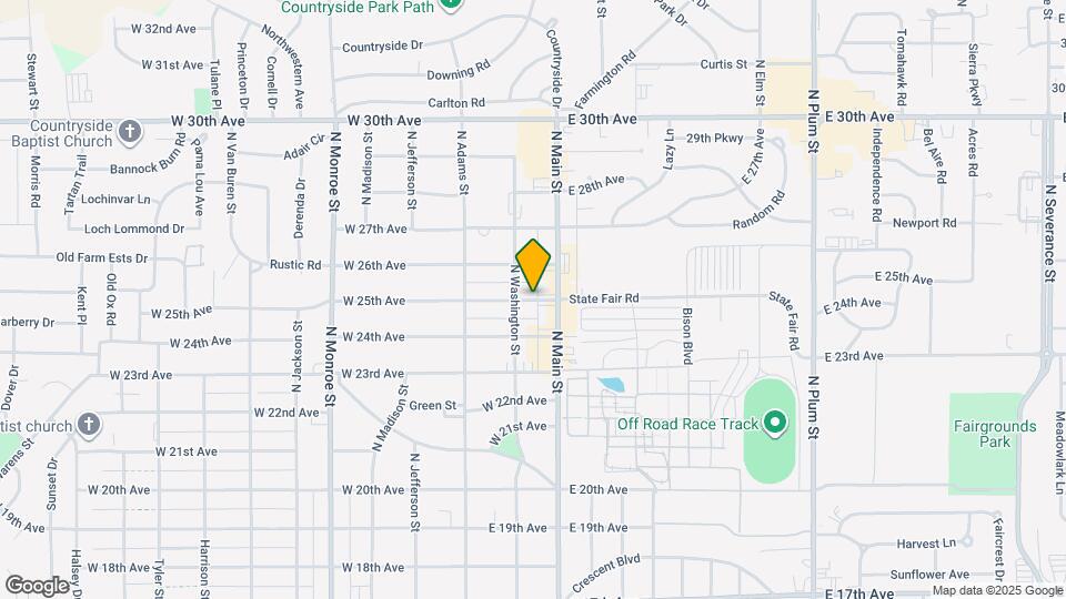 20 W 25th Ave Map and Location Details