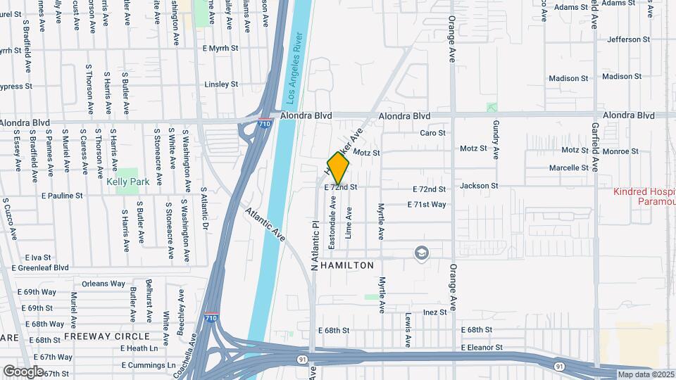 7190 Eastondale Ave Map and Location Details