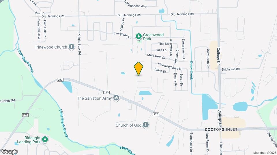 1729 Glen Laurel Dr Mapa y Detalles de la Ubicación