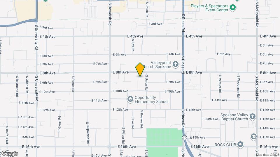 821 S Fox Ln Map and Location Details