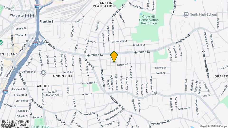 156 Fairmont Ave Map and Location Details