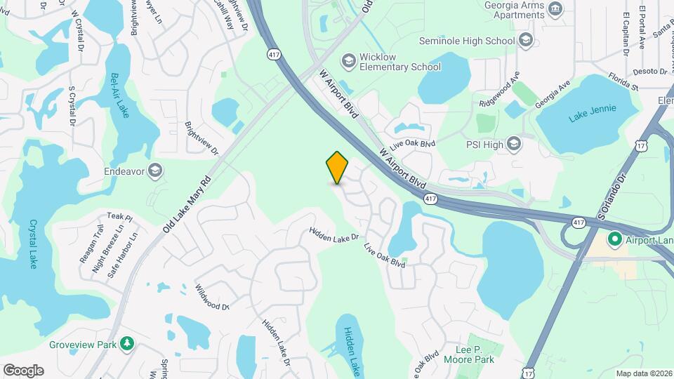 135 Sand Pine Cir Mapa y Detalles de la Ubicación