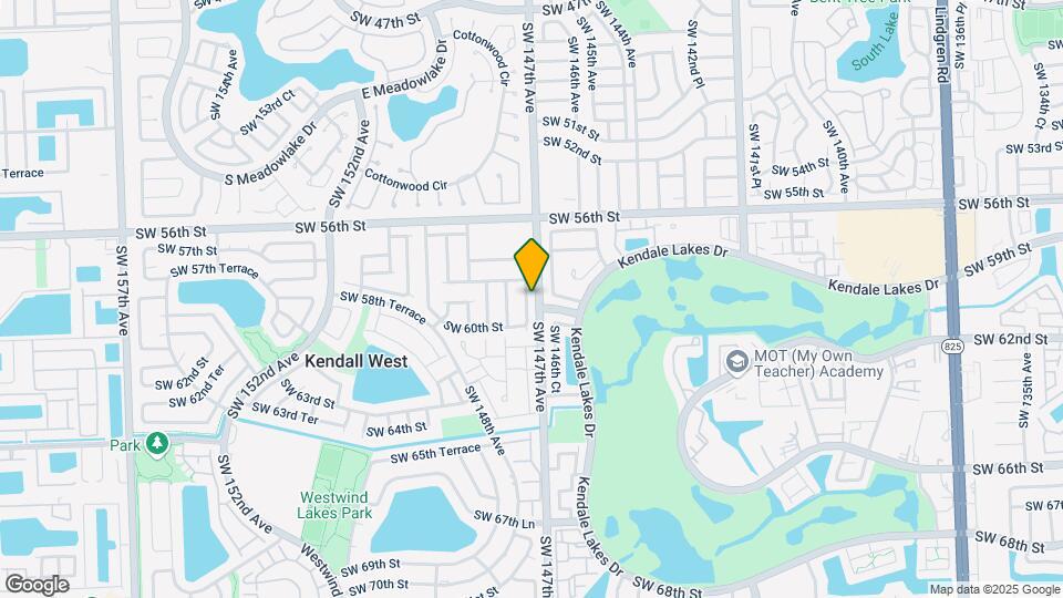 5881 SW 147th Ct Map and Location Details