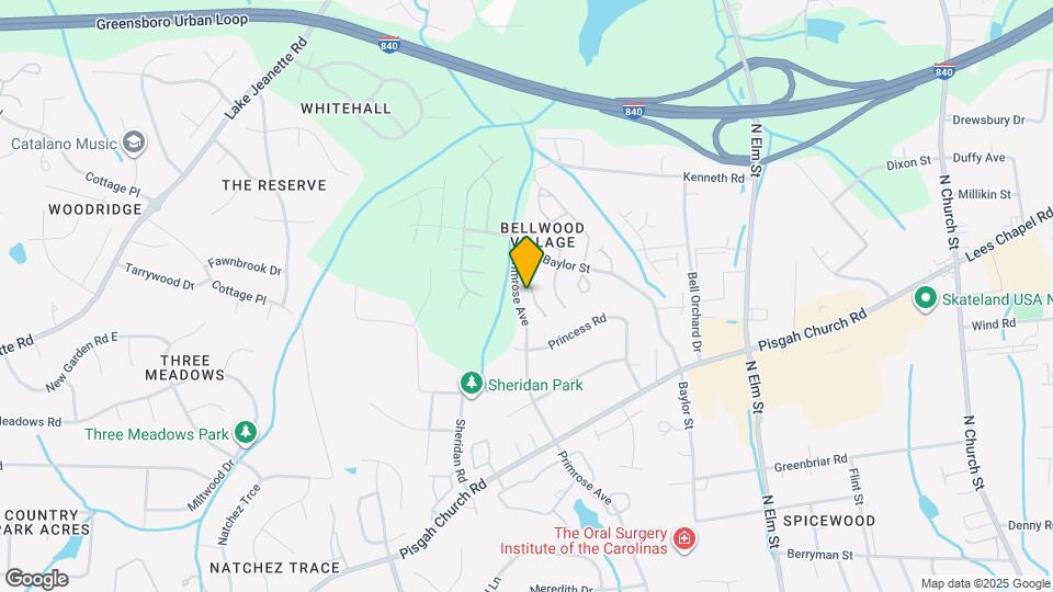 4445 Baylor St Mapa y Detalles de la Ubicación