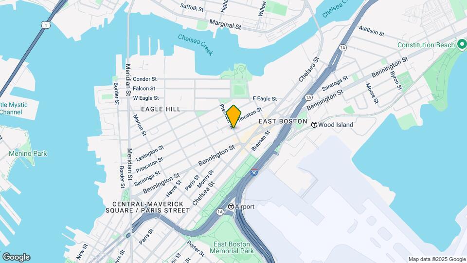 400 Saratoga St Map and Location Details