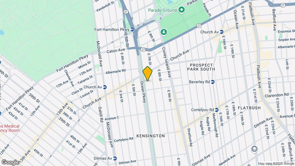 235 Ocean Pkwy Map and Location Details
