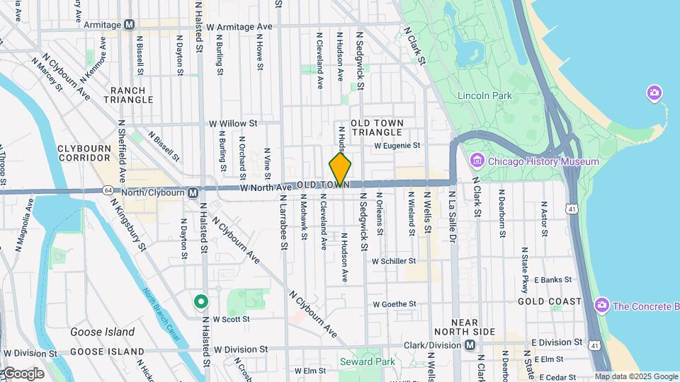 435 W North Ave Map and Location Details