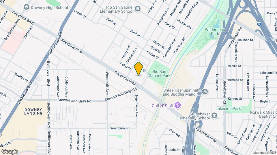 9553 Firestone Blvd Map and Location Details