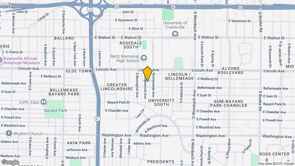 644 S Englewood Ave Map and Location Details