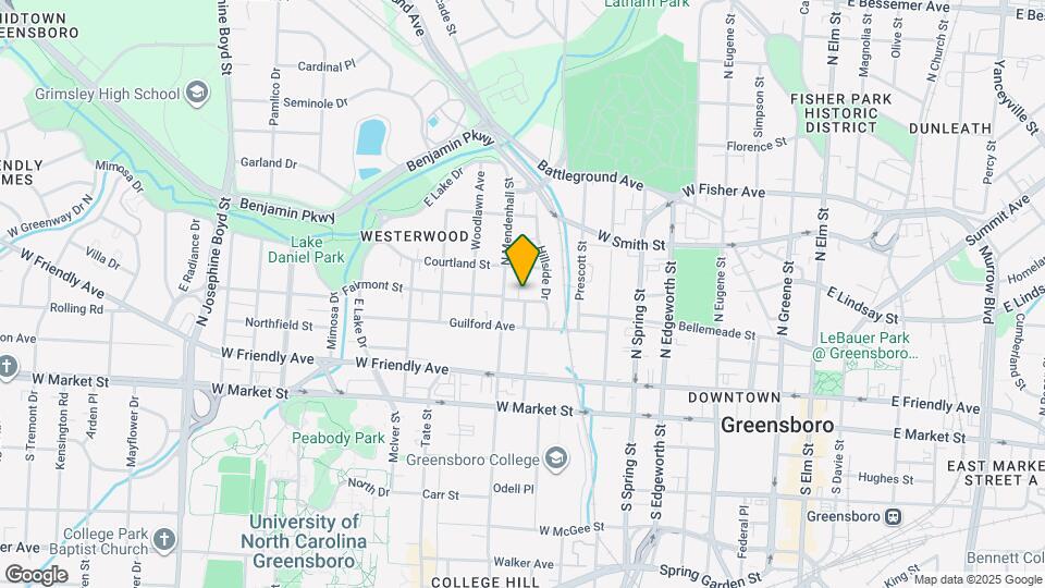 614 Fairmont St Map and Location Details