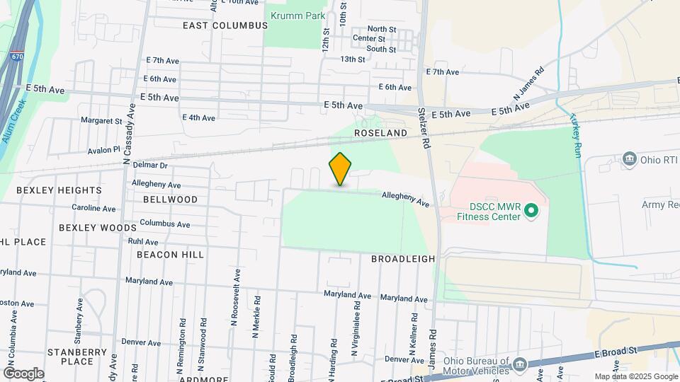 Stratford Village Apartments Map and Location Details