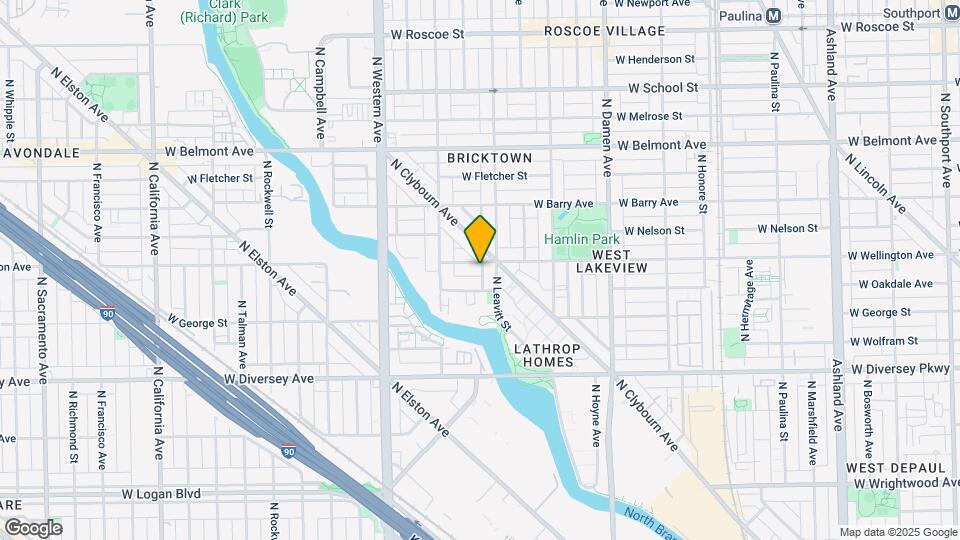 2215 W Wellington Ave Map and Location Details