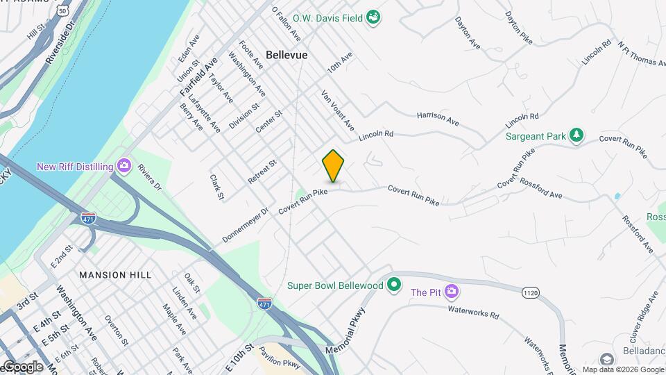 327 Covert Run Pike Map and Location Details