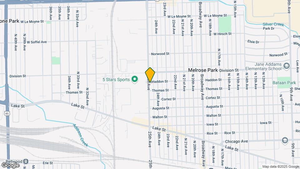 1313 25th Ave Map and Location Details