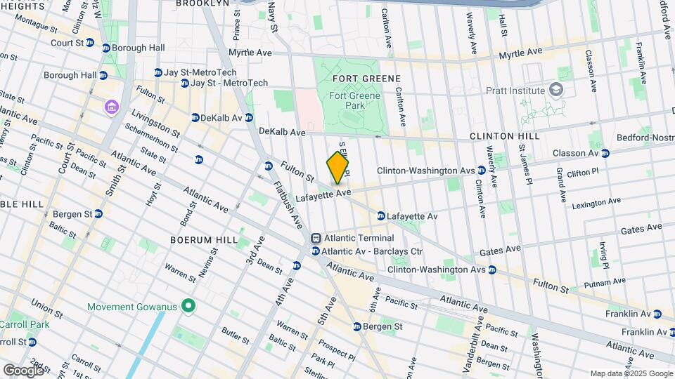 725 Fulton St Mapa y Detalles de la Ubicación