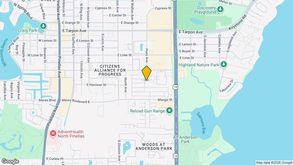Tarpon Springs Manor Apartment Map and Location Details