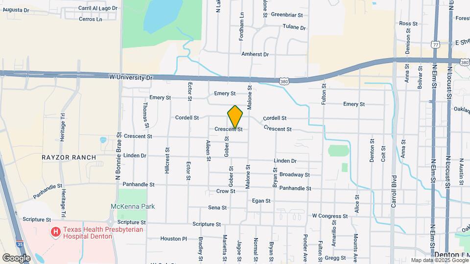 1717 Crescent St Mapa y Detalles de la Ubicación