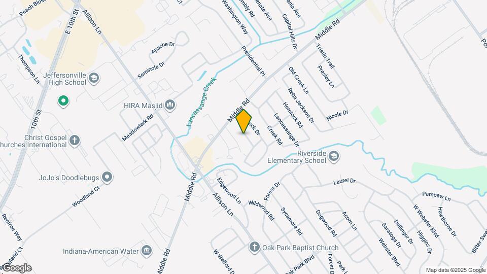 1717 Birchbark Ln Mapa y Detalles de la Ubicación