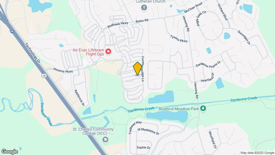 525 Copper Meadows Ln Map and Location Details