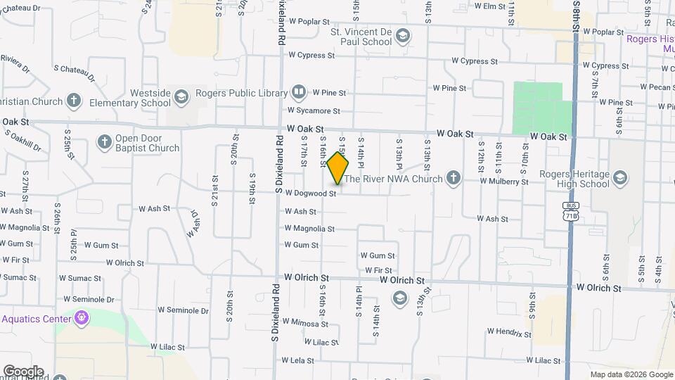 922 S 15th St Map and Location Details