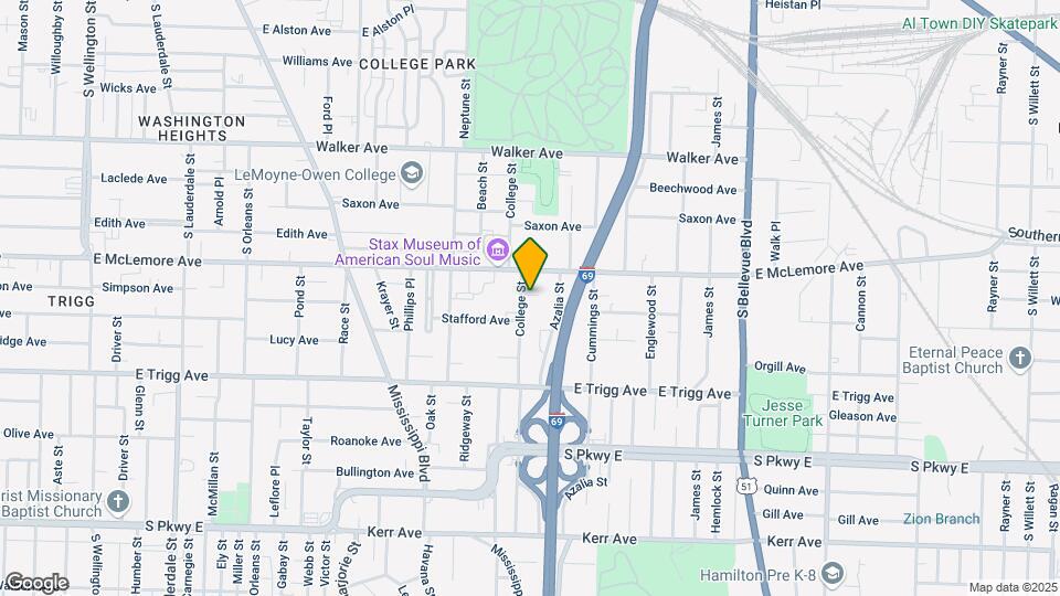 1178 College St Map and Location Details