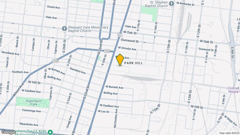 1730 St Louis Ave Map and Location Details