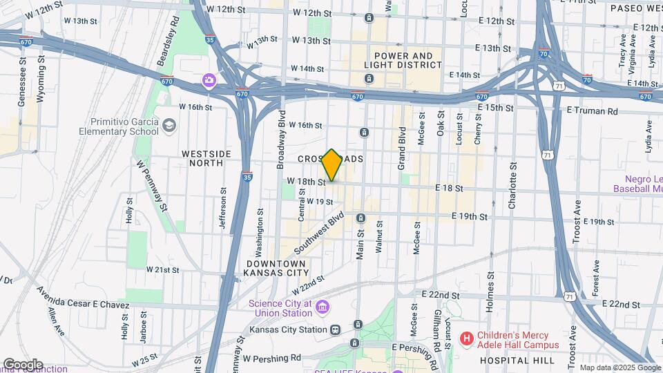 1803 Wyandotte St Map and Location Details