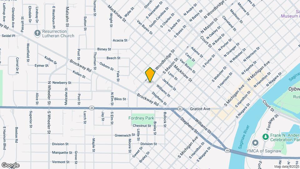 813 S Mason St Map and Location Details