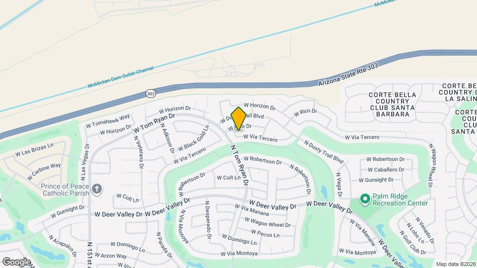 14234 W Vía Tercero Map and Location Details