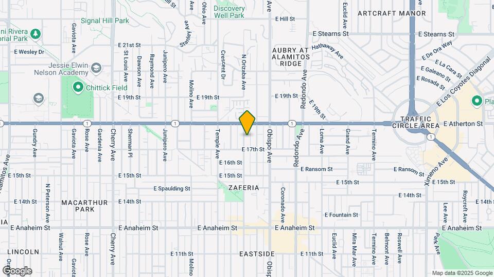 1732 Orizaba Ave Map and Location Details