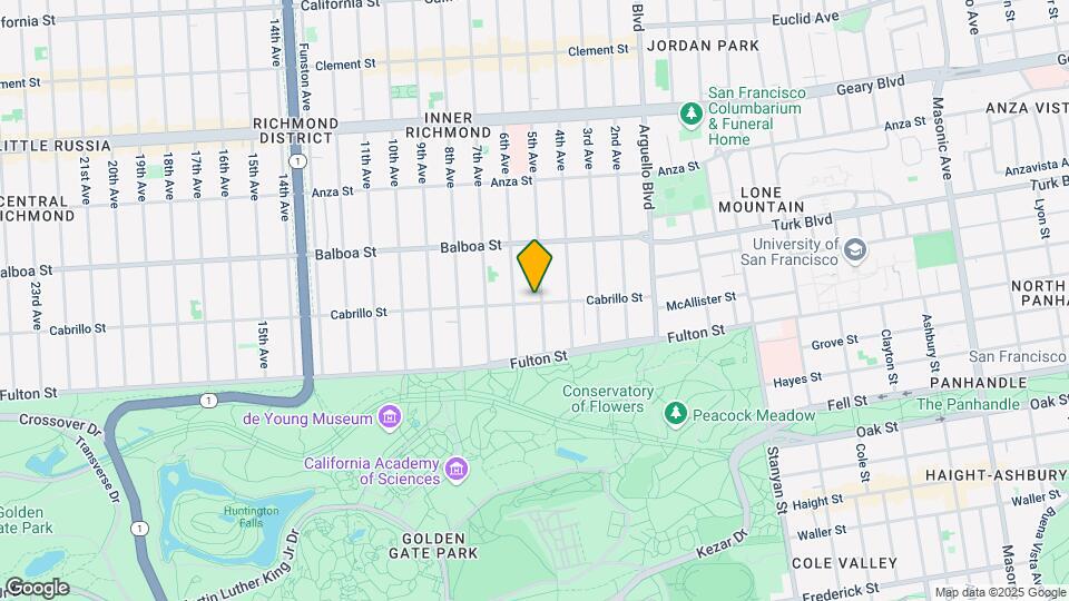 410 Cabrillo St Map and Location Details