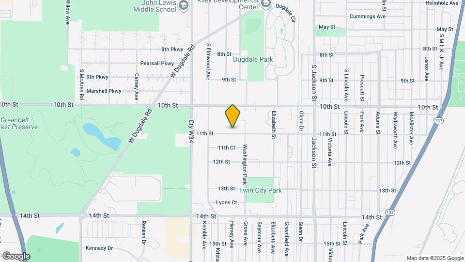 1624 11th St Map and Location Details