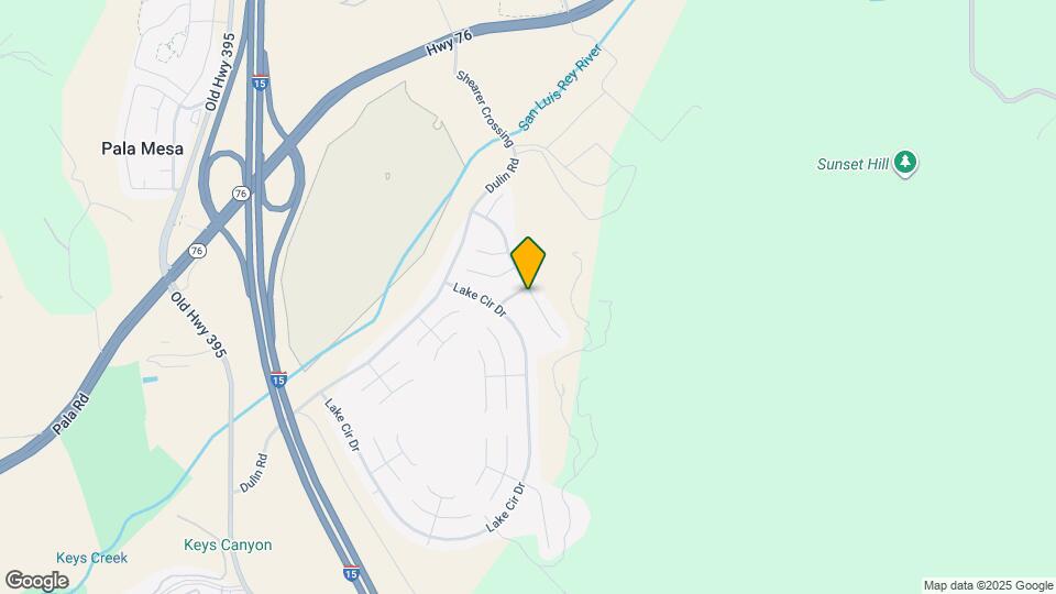 5097 Avocado Vista Ln Map and Location Details