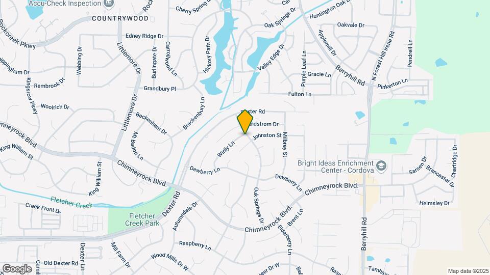 2033 Oak Springs Dr Map and Location Details