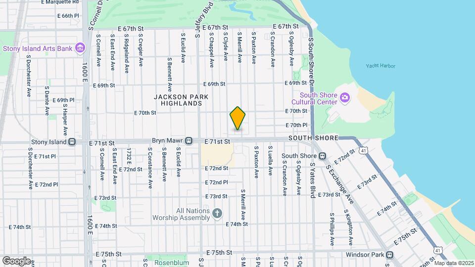 7040-7050 S Merrill Ave Mapa y Detalles de la Ubicación