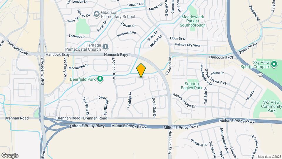 3330 Foxridge Dr Map and Location Details