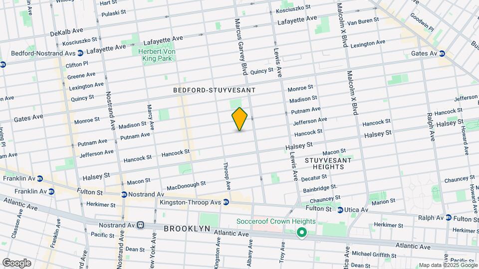 454A Jefferson Ave Mapa y Detalles de la Ubicación
