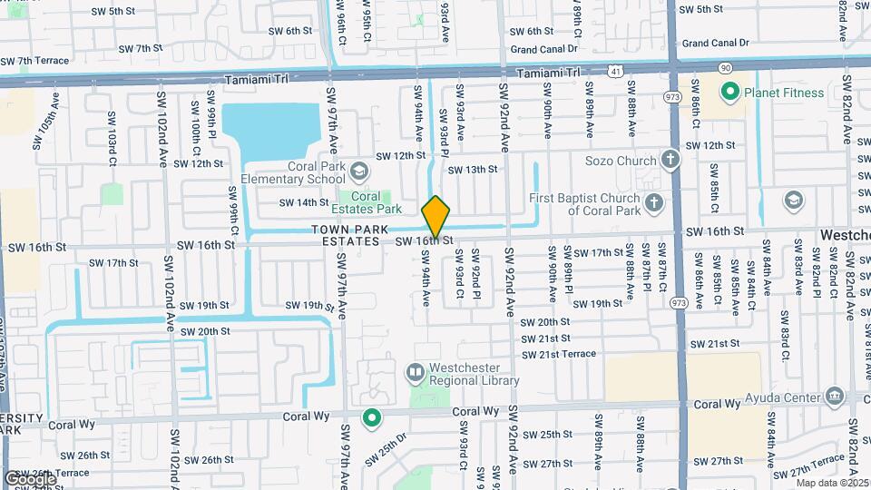 9360 SW 16th St Map and Location Details