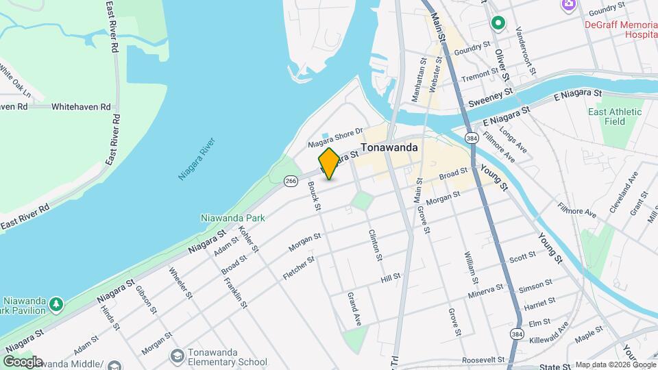 138 1/2 Adam St Map and Location Details