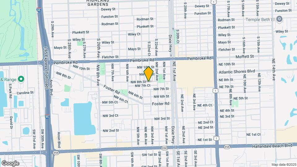 302 NW 7th Ct Mapa y Detalles de la Ubicación