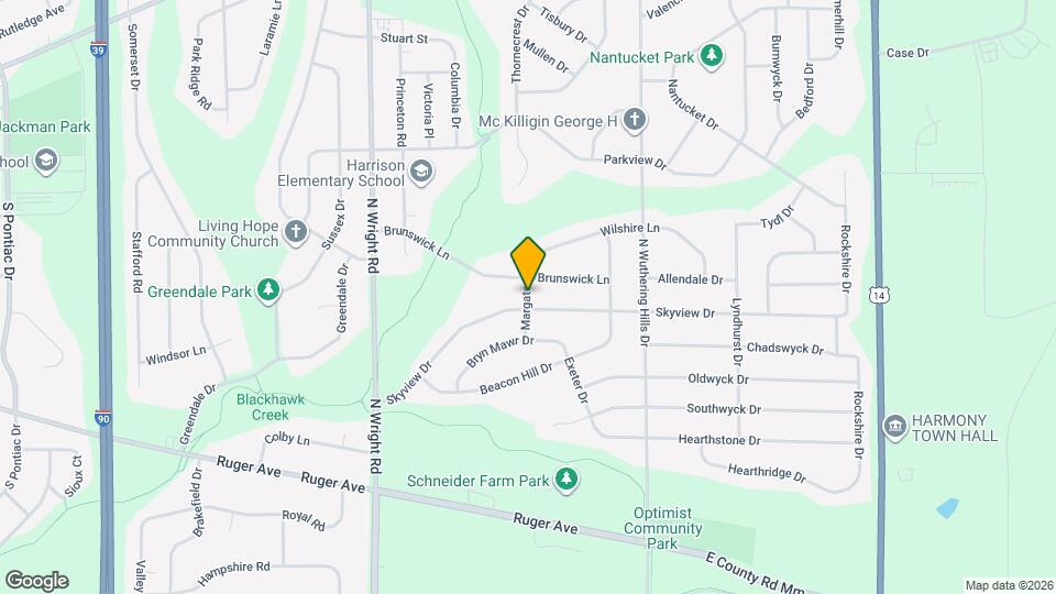 606 Margate Dr Map and Location Details