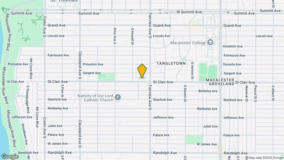 1849 Saint Clair Ave, Unit St Thomas MacGrove Duplex Map and Location Details