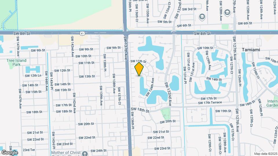 1385 SW 135th Pl Map and Location Details