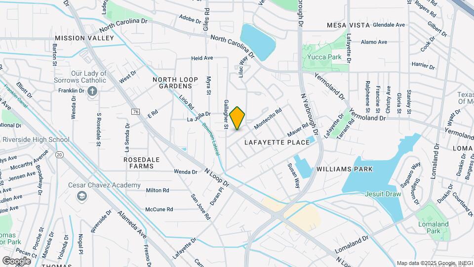 Western Gallagher Apartments Mapa y Detalles de la Ubicación
